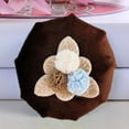 thumbnail image 4 of Decorative Soft Velvet Round Door Handle Cover Protector For Hot And Cold Knobs Furniture, 4 of 8