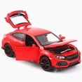 thumbnail image 5 of CUITING Alloy+ABS+Rubber 1 32 Model Car Diecast Sound & Light Gift for Honda Civic Type R, 5 of 5