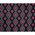 thumbnail image 4 of oneOone Polyester Lycra Fabric Diamond & Swirl Ikat Printed Fabric 1 Yard 56 Inch Wide, 4 of 4
