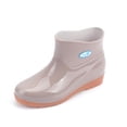 thumbnail image 1 of jovati Chaussures Décontractées pour Femmes à Talons Bas et Bout Rond Imperméables Bottes de Pluie à Tige Moyenne, 1 of 9