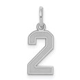 thumbnail image 1 of Pendentif Breloque en Argent Sterling 925 Numéro 2, 1 of 6