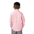 thumbnail image 3 of Spring Notion Baby Boys' Long Sleeve Dress Shirt 18M Pink, 3 of 5