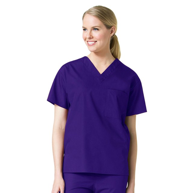 Core par Maevn Haut d'Uniforme Unisexe à Col en V, 1 Poche, Uni
