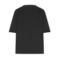 thumbnail image 3 of Plebaso Plus Size Tops for Women Short Sleeve V Neck Loose Blouses Casual Solid Color Womens Tunic Tops, 3 of 5