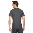 thumbnail image 2 of American Apparel T-Shirt en Jersey Fin, 2TG, Asphalte, 2 of 3