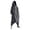 Grey, variant on Men's Solid Color Personality Dark Style Full Body Zipper Long Hooded Sweater Jacket Mens Thick Sweatshirt Mens Zip up Hoodie Sweatshirt 50/50 Hoodie Boys Hoodie Mens Pullover Hoodie Sweatshirt Young
