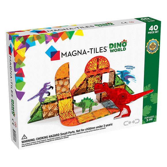 Magna-Tiles Dino World 40-Piece Set