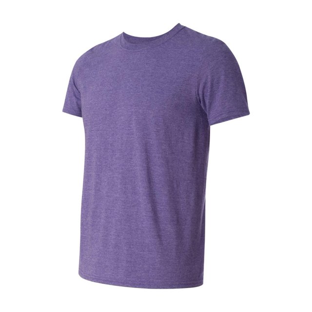 Gildan - T-Shirt Softstyle - 64000 - Violet Chiné - Taille : L