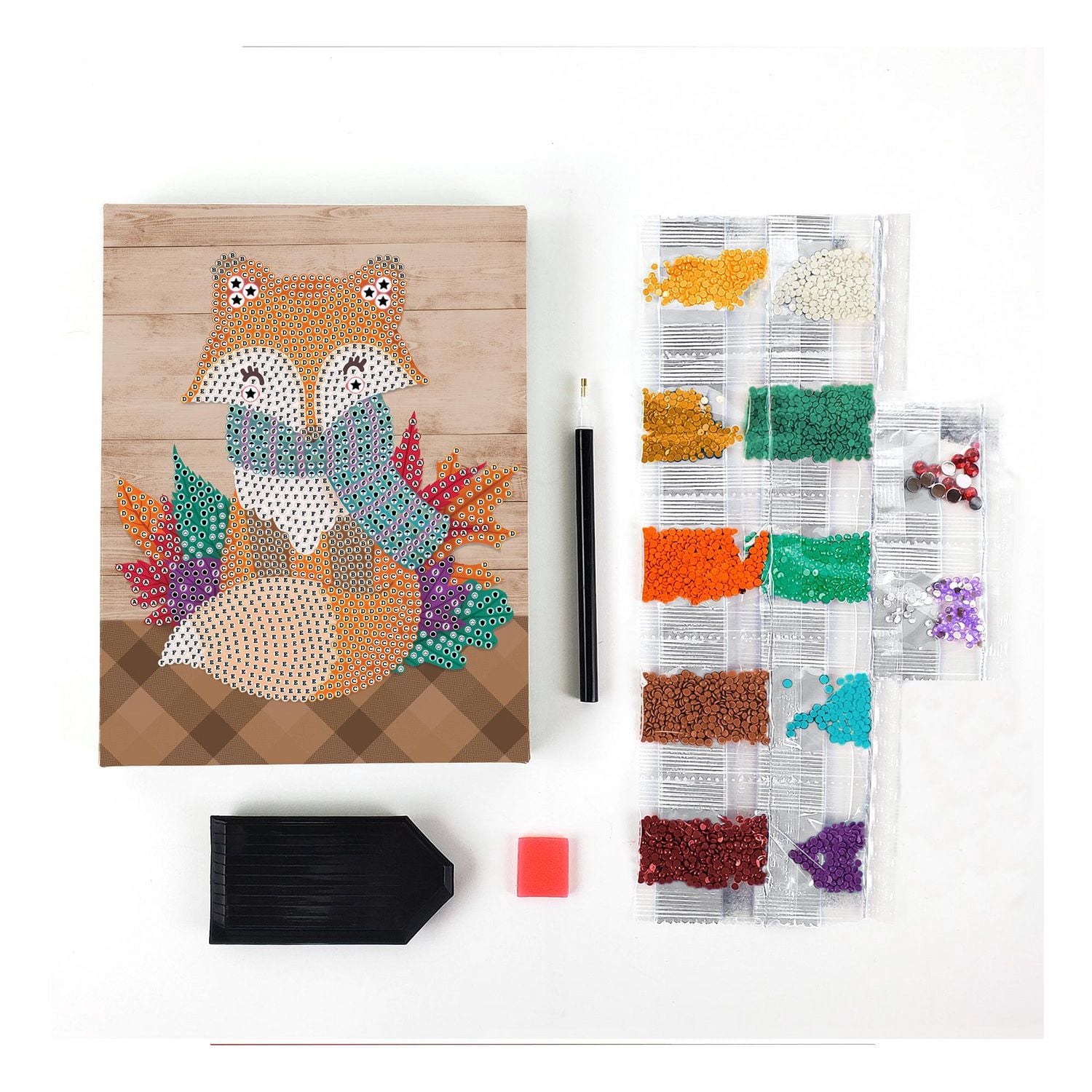 ArtSkills Peinture au diamant d’art brillant, Renard d’automne