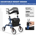 thumbnail image 2 of Vélo et Fauteuil Roulant pour Enfants 2-en-1 Compact / Poignée, Siège et Dossier Réglables / Freins à Main / Amortisseur, 2 of 6