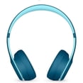 thumbnail image 3 of Restored Beats Solo3 Wireless On-Ear Headphones - W1 Chip, Class 1 Bluetooth, 40 Hours of Listening Time, Built-In Microphone and Controls - Pop Collection - (Pop Blue), 3 of 8