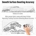 thumbnail image 4 of Japanese Wave White Gaming Mouse Pad - Extended XL Mousepad with Anti-Slip Base, Cool Large Mouse Pad for Desk, 31.5x11.8 Inch, Perfect for Gaming and Office, 4 of 6
