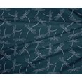 thumbnail image 4 of oneOone Tissu Polyester Lycra Libellule Insectes Impression Sashiko Tissu Imprimé au Mètre 56 Pouces de Large, 4 of 4