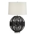 thumbnail image 1 of Pacific Coast Lighting North Shore 28.75" String Basket Table Lamp in Black, 1 of 5