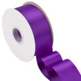 thumbnail image 1 of Joycrosso Purple Ribbon 2 Inch Wide Thick Fabric Ribbon, 50 Yards Double Faced Satin for Gift Wrapping Floral Bouquets Wedding Party Decoration, 1 of 7
