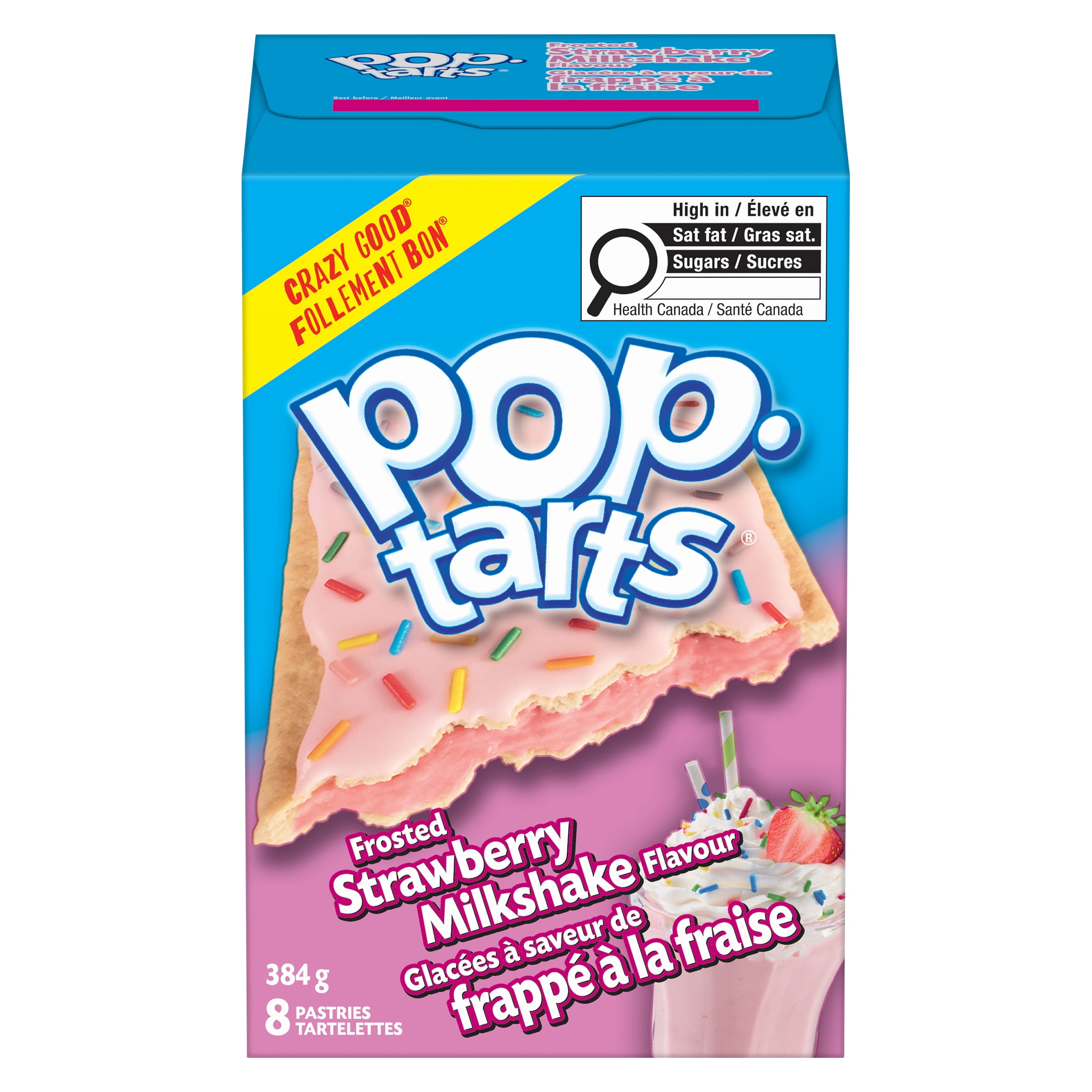 Tartelettes Pop-Tarts® Glacées à saveur de cerises, 384 g, 8 Tartelettes