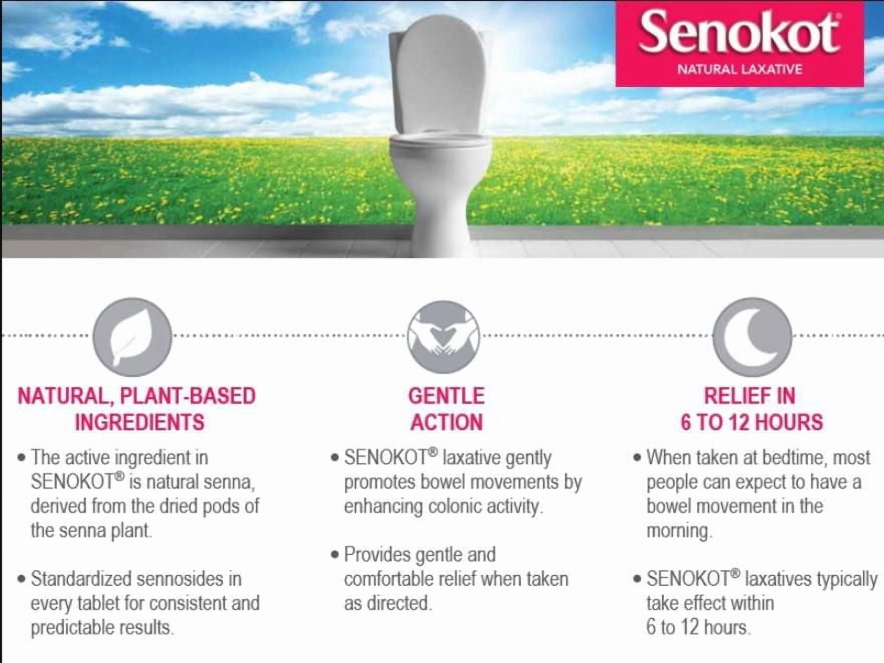 Senokot•S Natural Senna Laxative plus Stool Softener 20 Tablets