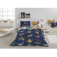 thumbnail image 4 of Ensemble de housse de couette Moon Space de Gouchee Home – Literie pour enfants 2 pièces avec motif réversible sur le thème de l'espace, 4 of 4