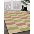 thumbnail image 3 of Ahgly Company Tapis d'Intérieur Lavable en Machine Carré Transitionnel Bronze Brun, 6 Pieds Carré, 3 of 7