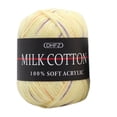 thumbnail image 1 of 50 G/balle Fil Coloré 3 Brins Fil Fait Main Bricolage Fil Fait Main Bricolage Coloré Foulard Coussin Couverture Tricot Crochet Doux Coton Lait, 1 of 6