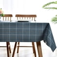 thumbnail image 3 of Fall Sunflower Vinyl Tablecloth Rectangle Plastic PVC Oilcloth Tablecloths Wipeable Table Cloth Cover for Foot Folding Tables Kitchen Dining Room Table Crafting x, 3 of 7