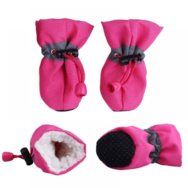 Dog Boots for Small Medium Dogs and Puppy Snow Winter Shoes Paw Protector