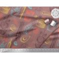 thumbnail image 3 of Soimoi polyester Crepe Fabric Vegetables,Jar & Cups Printed Fabric 1 Yard 42 Inch Wide, 3 of 3