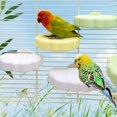 thumbnail image 4 of Parrot Grinding Platform Cloud Bird Stand with Screw Lock ABS Perch Accessory Washable Cage Stand for Small Birds Parrots Nail Care Activity and Habitat Decoration, 4 of 9