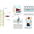 thumbnail image 3 of ISOP Rope Ladder Fire Escape 3-4 Story Homes | Rapid Deployment Safety Rope Ladder | Rescue Rope Ladder with Safety Cord | Climbing Ladder 10m / 32 ft, 3 of 8