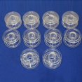 thumbnail image 1 of Shisuyan 10pcs 2.1cm Clear Plastic Domestic Sewing Machine Bobbins, 1 of 8