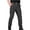 Black, variant on Lovzfmll Men's Work Pants, Quick-Dry Outdoor Trousers with Elastic Waist & Multi-Pockets, Waterproof Hiking Pants, Mountain Climbing Utility Relaxed Fit