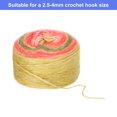 thumbnail image 4 of Unique Bargains 3Pack 100g Gradient Cake Cotton Yarns Soft Rainbow Yarn Mixed Red (300g), 4 of 8