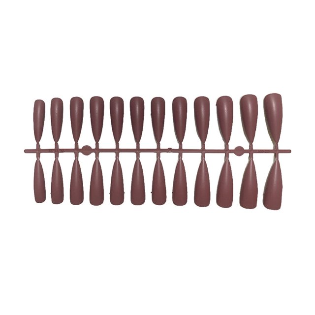 Nail Enhancement Tablets Chic Dot Design Not Susceptible to Allergies Frosted Texture Fake Fingernail Charming Manicure Tips Type 1