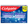 thumbnail image 1 of Colgate MaxFresh Cool Mint Toothpaste, Value pack 3x150 ml, 1 of 6
