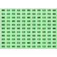 thumbnail image 1 of Ahgly Company Machine Washable Indoor Rectangle Transitional Green Area Rugs, 3' x 5', 1 of 7