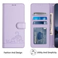 thumbnail image 5 of iPhone 12 Mini Case ,Cat PU Leather Crossbody Lanyard Strap RFID Magnetic Wallet Compatible with iPhone 12 Mini Cover, 5 of 5