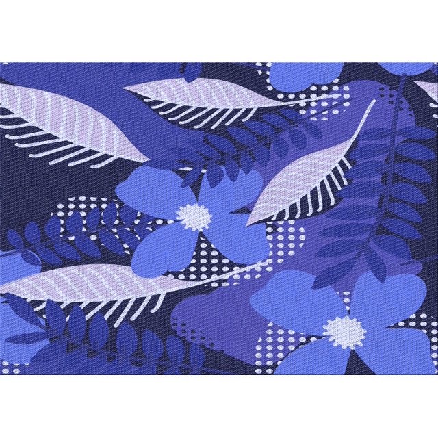 Ahgly Tapis Rectangulaire Lavable en Machine Intérieur Transitionnel Bleu Ciel, 7 Pieds x 10 Pieds
