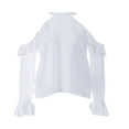 thumbnail image 3 of Hauts à Manches Longues Slim Fit Licol Froid pour Femmes, 3 of 3