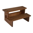 thumbnail image 2 of serony Wooden Display Riser Shelf Collectibles Display Stand Material]:The multi layer display for Dolls Figures Toys 2 Layer 20cm, 2 of 6