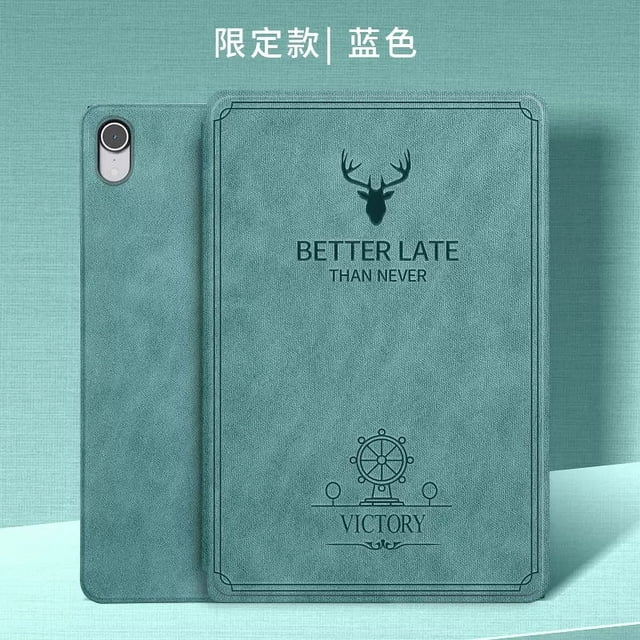 Pour Huawei Honor Pad X9 X 8 X8 Pro 11.5 2023 Étui à Motif Cerf à Rabat Support Étui pour Funda Honor Pad X 9 X9 X8 Pro Housse de Tablette Bleu Honor Pad X8 Pro