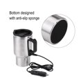 thumbnail image 3 of Coffee Mug, Stainless Steel Sealed Coffee Travel Mug, 450ml 12V Power Source Cars For Prevent Burns Travel Use Home Use, 3 of 8