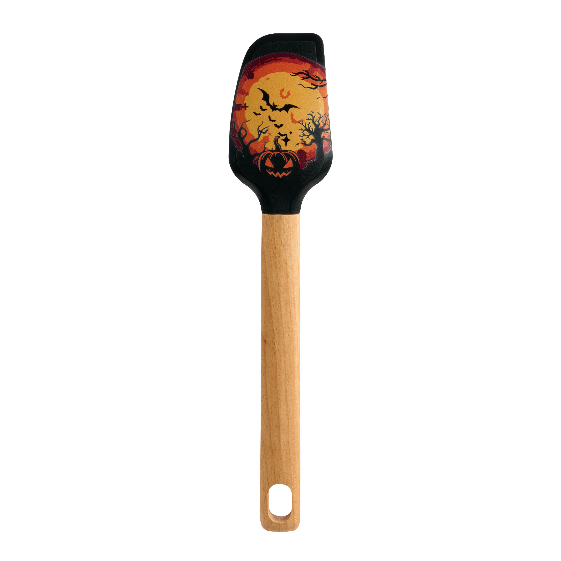 Tout-pour-célébrer spatule silicone 12", chauve-souris noire
