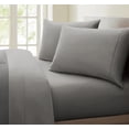 thumbnail image 1 of Oxford Collection 600 Thread Count Deep Pocket Egyptian Quality Cotton Solid Sheet Set (California King, Gray), 1 of 3