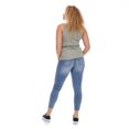 thumbnail image 3 of Paisley Sky Maternity Ruched Side Tank, 3 of 6