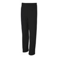 thumbnail image 2 of Jerzees Mens NuBlend Pocketed Open-Bottom Sweatpants, 3X, Black, 2 of 2
