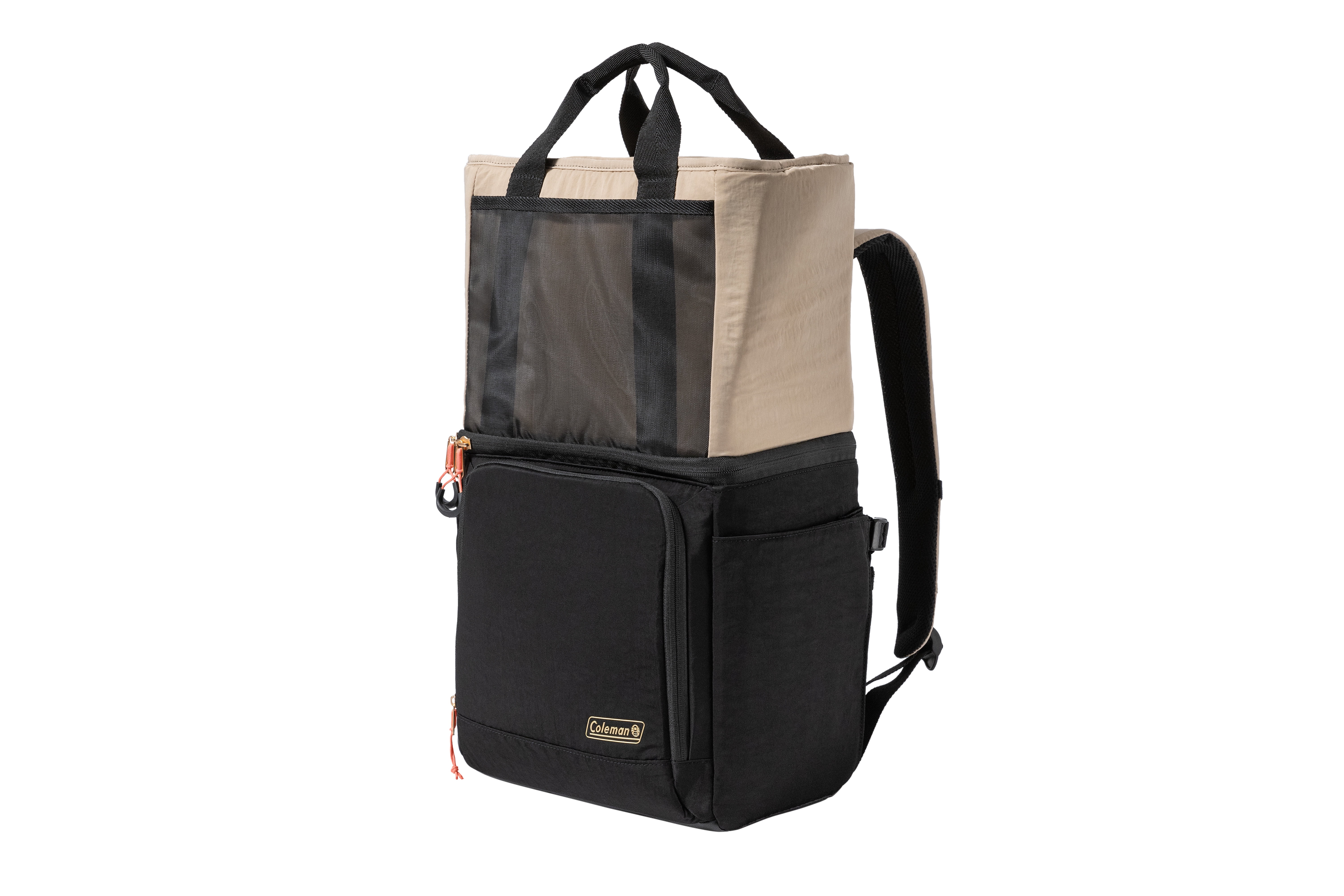 Glacière sac à dos Coleman Now, 20 canettes (27qte), beige et noir