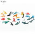 thumbnail image 1 of 24Pcs Marine Animals Model Toys Lifelike Educational Simulated Ocean Animal Models Toys Set For Home School, 1 of 8