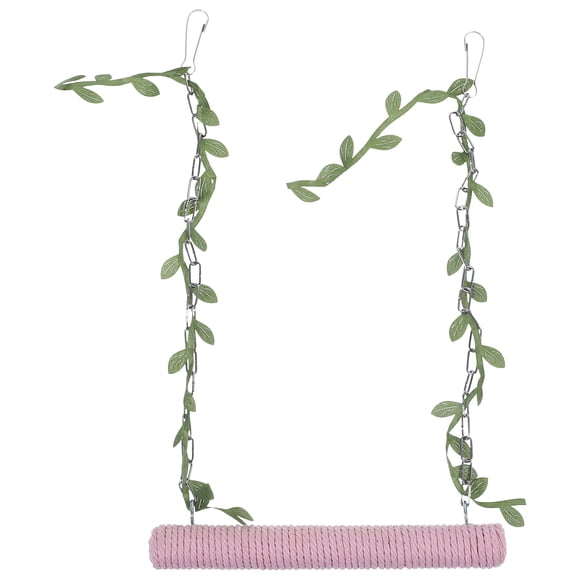 MLINS Bird Wood Perch Parrot Cage Hanging Stand Rod Wooden Perch Toy Parrot Swing Toy