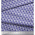 thumbnail image 2 of Soimoi Silk Fabric Flower Artistic Decor Fabric Printed Yard 42 Inch Wide, 2 of 3