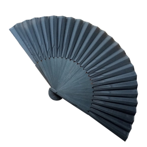 Binwennn Pattern Folding Dance Wedding Party Hand Held Black silk Small Tent Fans Growing Tent with Lights And for Windows Horizontal Retro Table Fan Small Table Fan for Bathroom Desk Fan Quiet Clip